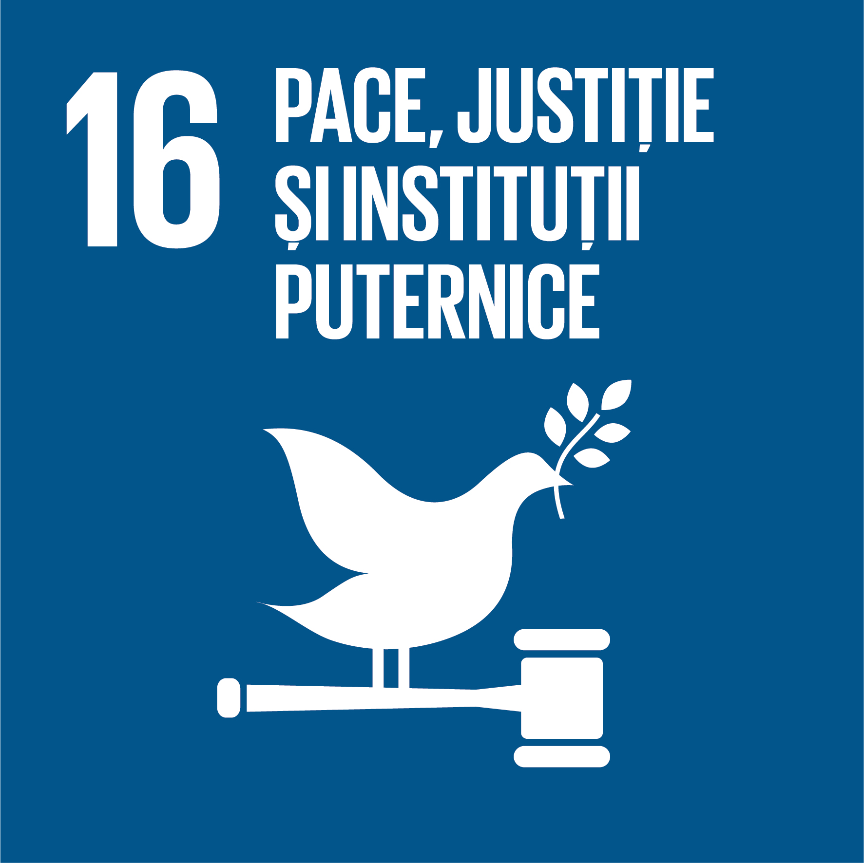 Pace, justiție și instituții puternice - Obiectiv 16